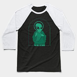 Jesus Alien Baseball T-Shirt